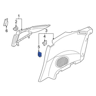 Mitsubishi OE - Headliner Clip