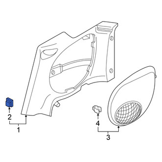 Mitsubishi OE - Headliner Clip