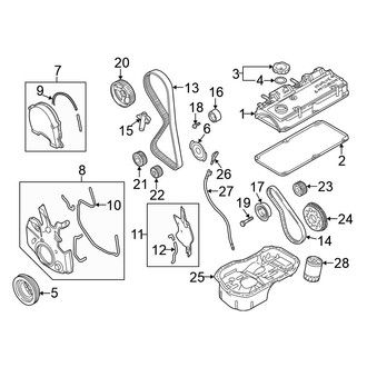 Mitsubishi OE - Upper Engine Timing Cover Gasket