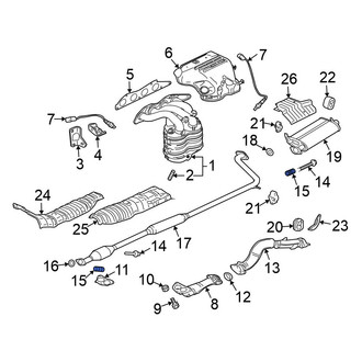 Mitsubishi OE - Exhaust Bolt Spring