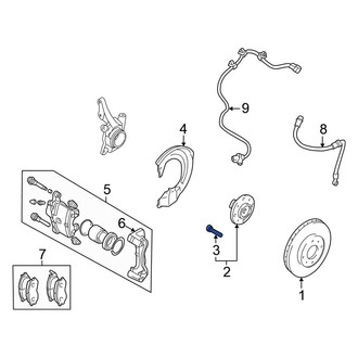 Mitsubishi OE - Rear Wheel Lug Stud