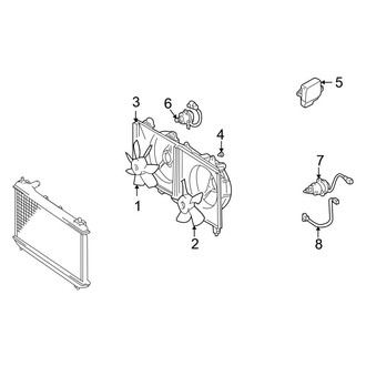 Mitsubishi OE - Cooling Fan