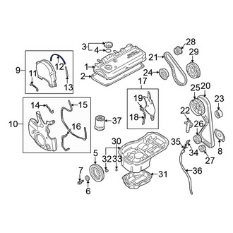 Mitsubishi OE - Upper Engine Timing Cover Gasket