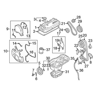 Mitsubishi OE - Engine / Transaxle - Engine Parts (140 HP)