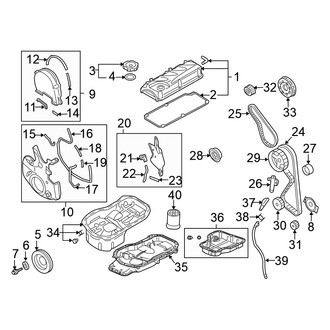 Mitsubishi OE - Engine / Transaxle - Engine Parts (LS / XLS)