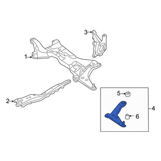 Mitsubishi OE - Rear Lower Rearward Suspension Control Arm
