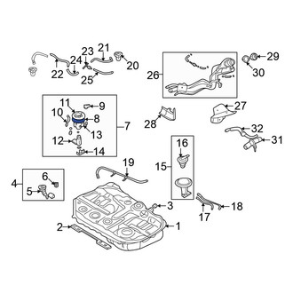 Mitsubishi OE - Fuel Pump Tank Seal