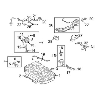 Mitsubishi OE - Fuel System Components