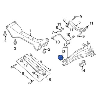 Mitsubishi OE - Rear Suspension Trailing Arm Bushing