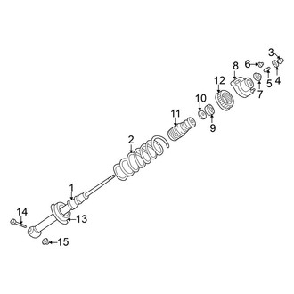 Mitsubishi OE - Rear Suspension - Struts & Components (FWD)
