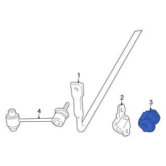 Mitsubishi OE - Rear Suspension Stabilizer Bar Bushing