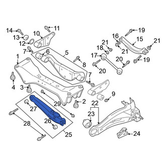 Mitsubishi OE - Rear Lower Rearward Suspension Control Arm