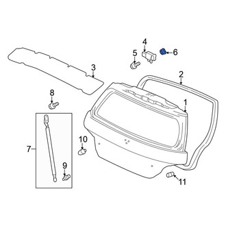 Mitsubishi OE - Liftgate Hinge Nut