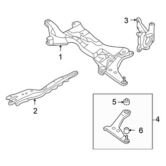 Mitsubishi OE - Front Suspension - Suspension Components (ES / SE / XLS)