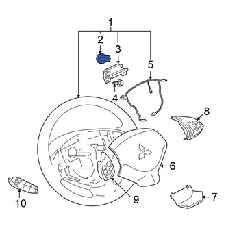Mitsubishi OE - Steering Wheel Nut