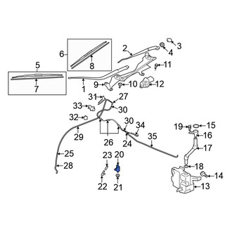 Mitsubishi OE - Windshield Washer Pump