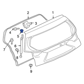 Mitsubishi OE - Liftgate Hinge Nut