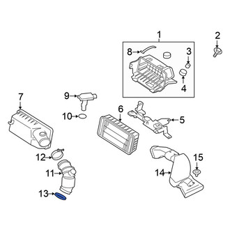 Mitsubishi OE - Engine Air Duct Clamp