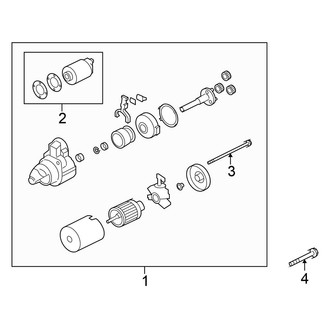 Mitsubishi OE - Electrical - Starter (XLS 2.4L)