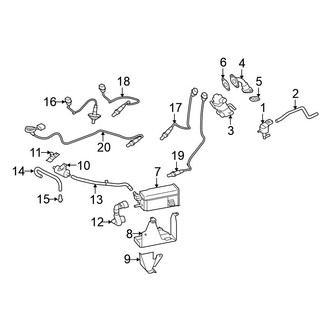 Mitsubishi OE - Emission System - Emission Components (GT)