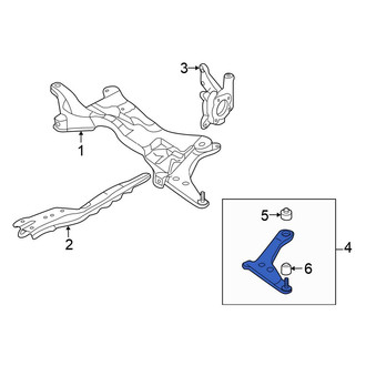 Mitsubishi OE - Rear Right Lower Rearward Suspension Control Arm
