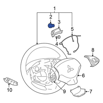 Mitsubishi OE - Steering Wheel Nut