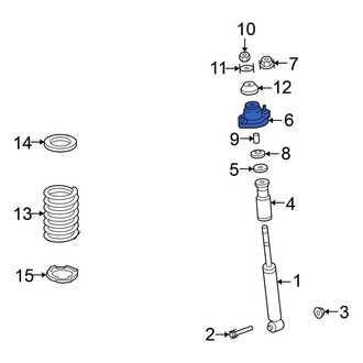 Mitsubishi OE - Rear Suspension Shock Absorber Mount