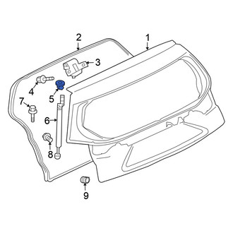 Mitsubishi OE - Liftgate Hinge Nut