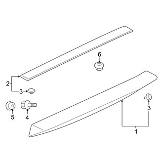 Mitsubishi OE - Lift Gate - Spoiler