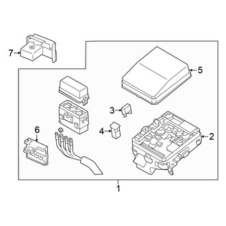 Mitsubishi OE - Electrical - Fuse & Relay (Engine Compartment)
