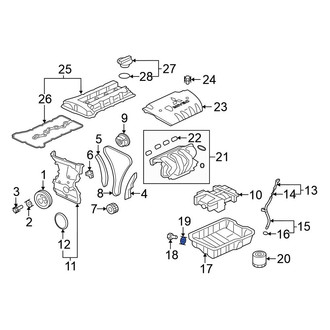Mitsubishi OE - Engine Oil Drain Plug Gasket