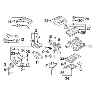 Mitsubishi OE - Engine Timing Belt Tensioner Pulley