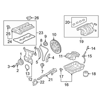 Mitsubishi OE - Engine / Transaxle - Engine Parts (GT / SEL)