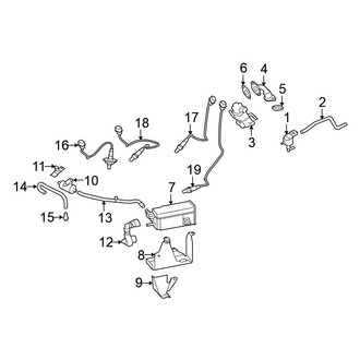 Mitsubishi OE - Emission System - Emission Components (GT / SE 3.0L)