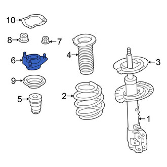 Mitsubishi OE - Front Suspension Strut Mount