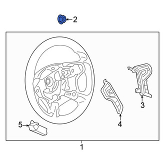 Mitsubishi OE - Steering Wheel Nut