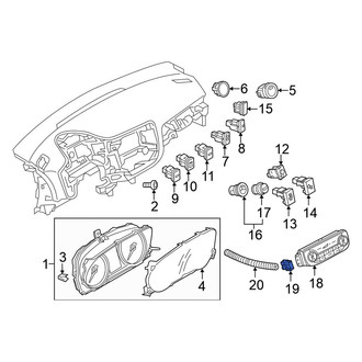 Mitsubishi OE - Cabin Air Temperature Sensor