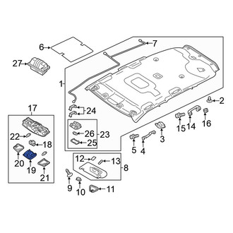 Mitsubishi OE - Navigation Microphone Bezel