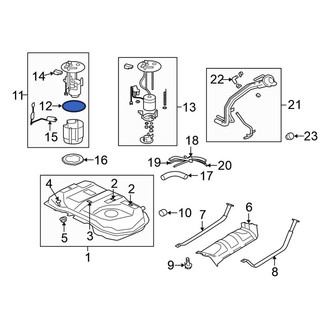 Mitsubishi OE - Fuel Pump Tank Seal