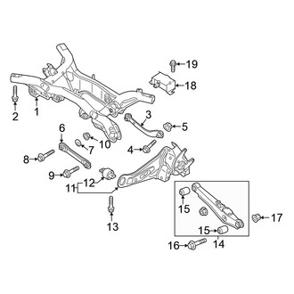 Mitsubishi OE - Rear Suspension - Suspension Components (AWD)