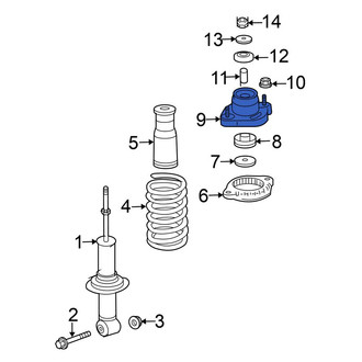 Mitsubishi OE - Front Suspension Strut Mount