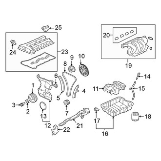 Mitsubishi OE - Engine / Transaxle - Engine Parts (GT / LE / SEL)
