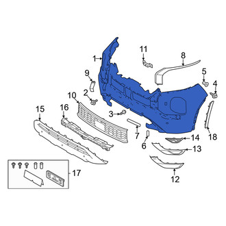 Mitsubishi OE - Front Bumper Cover