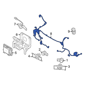 Mitsubishi OE - Front Parking Aid System Wiring Harness