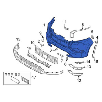 Mitsubishi OE - Front Bumper Cover