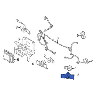 Mitsubishi OE - Front Right Inner Parking Aid Sensor Housing