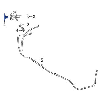 Mitsubishi OE - Front Left Headlight Washer Cover