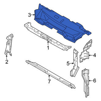 Mitsubishi OE - Front Radiator Support Access Cover