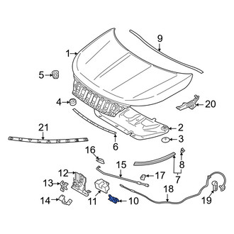 Mitsubishi OE - Front Hood Latch
