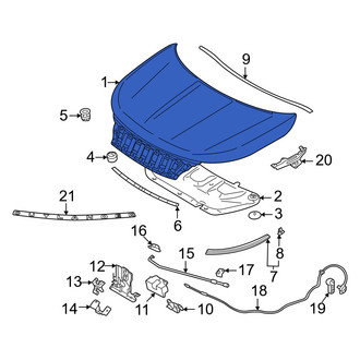 Mitsubishi OE - Front Hood Panel